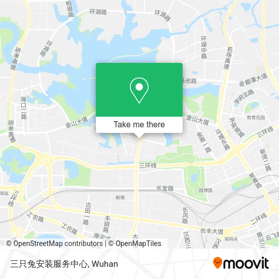 三只兔安装服务中心 map