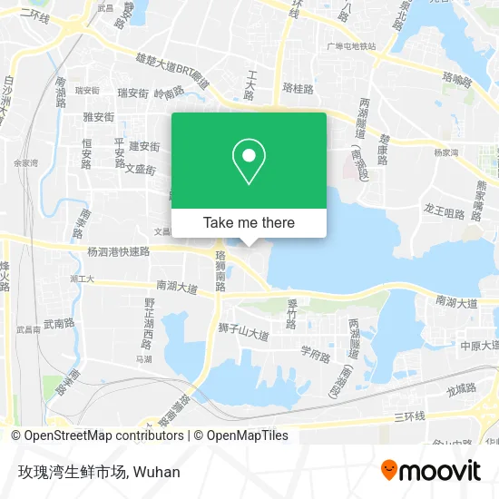 玫瑰湾生鲜市场 map