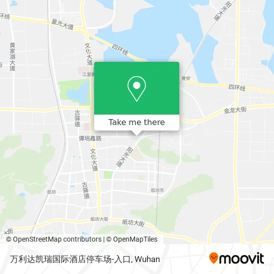 万利达凯瑞国际酒店停车场-入口 map