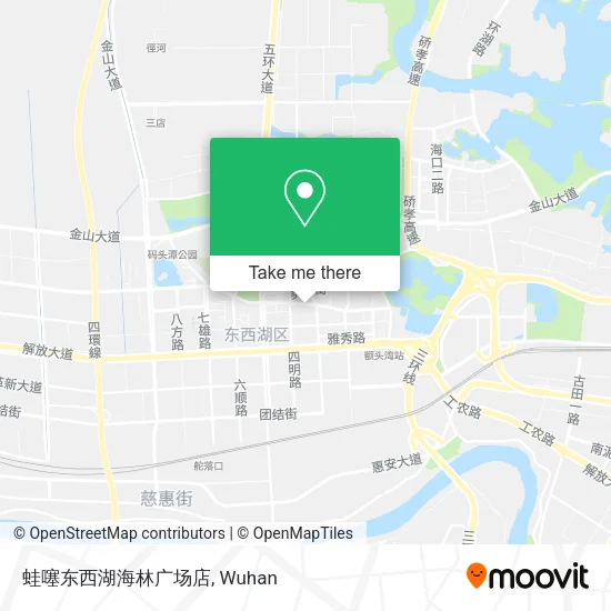 蛙噻东西湖海林广场店 map