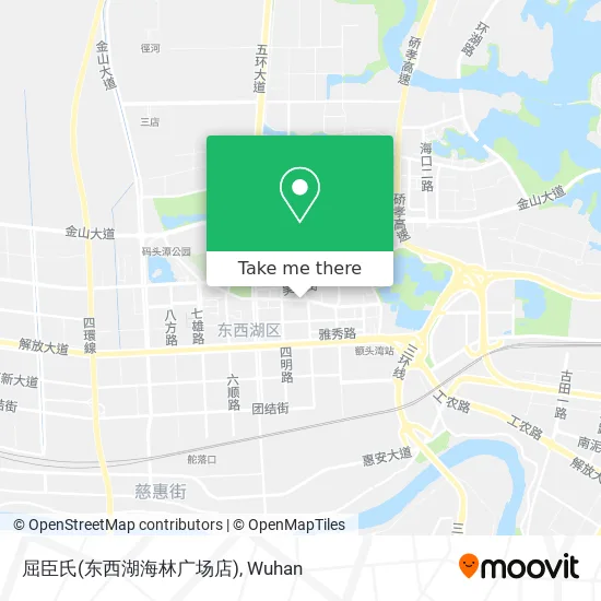 屈臣氏(东西湖海林广场店) map