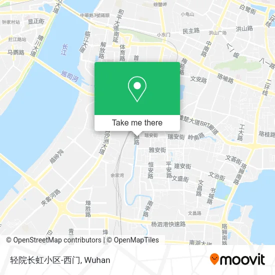 轻院长虹小区-西门 map