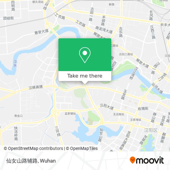 仙女山路辅路 map