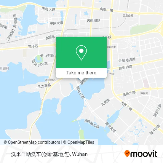 一洗来自助洗车(创新基地点) map