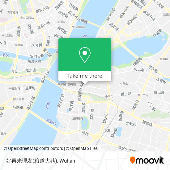 好再来理发(粮道大巷) map
