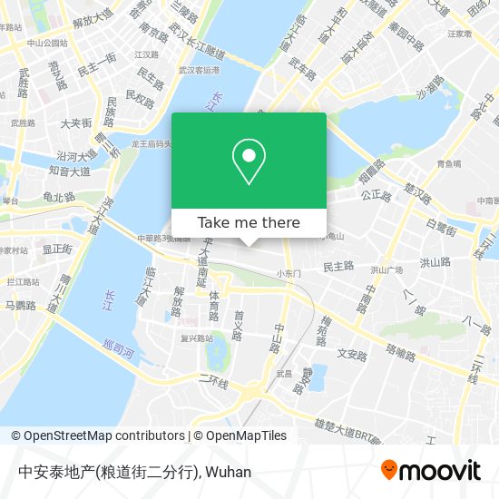 中安泰地产(粮道街二分行) map