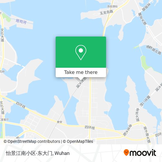 怡景江南小区-东大门 map