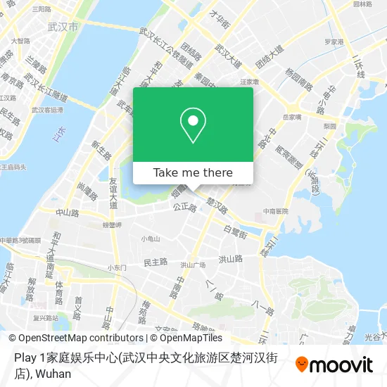 Play 1家庭娱乐中心(武汉中央文化旅游区楚河汉街店) map