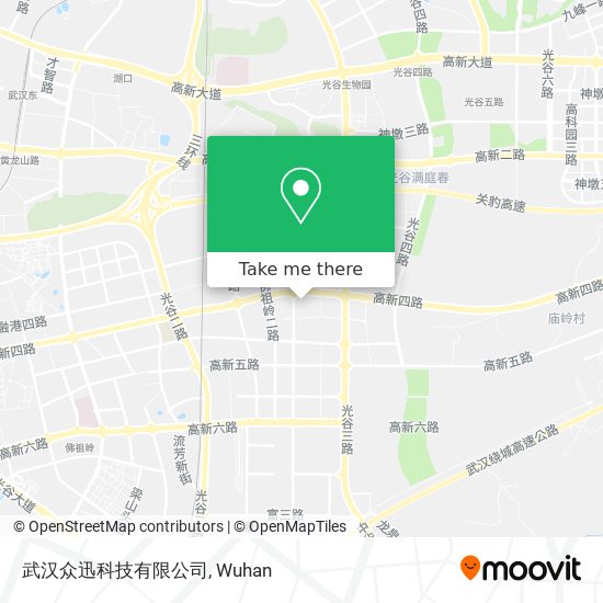 武汉众迅科技有限公司 map