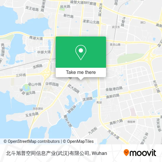 北斗旭普空间信息产业(武汉)有限公司 map