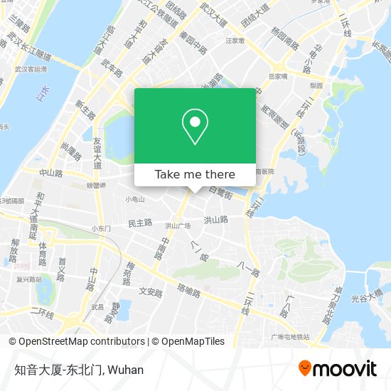 知音大厦-东北门 map