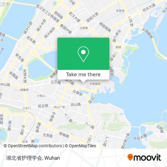 湖北省护理学会 map