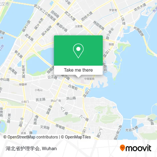湖北省护理学会 map