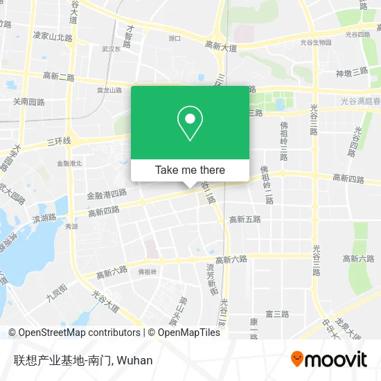 联想产业基地-南门 map