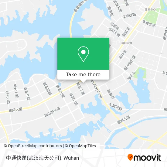 中通快递(武汉海天公司) map