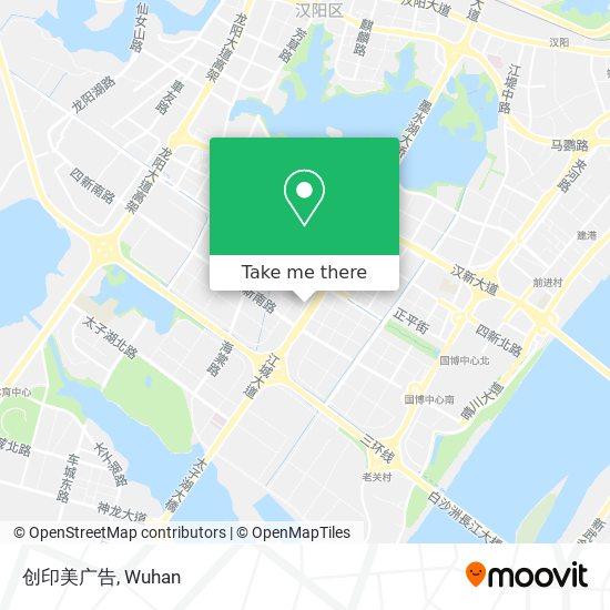 创印美广告 map