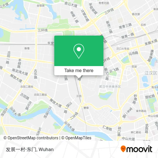 发展一村-东门 map