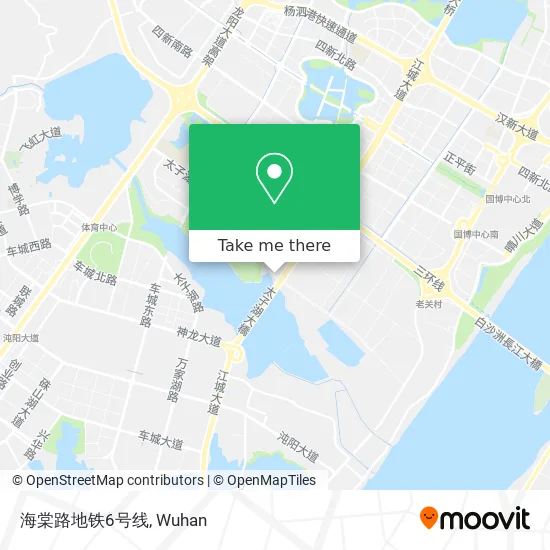 海棠路地铁6号线 map