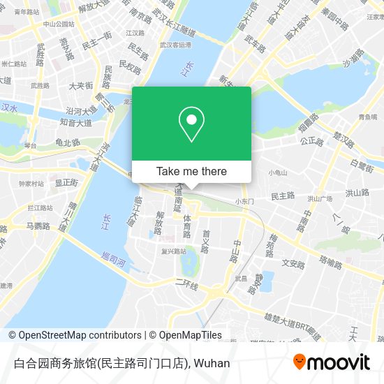 白合园商务旅馆(民主路司门口店) map