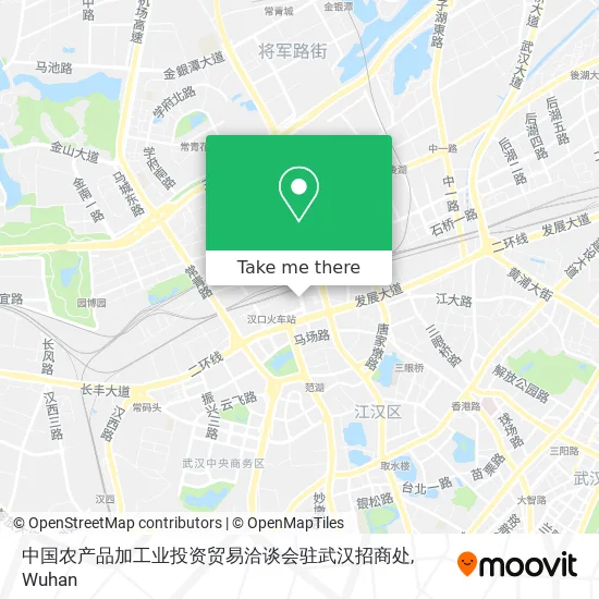 中国农产品加工业投资贸易洽谈会驻武汉招商处 map