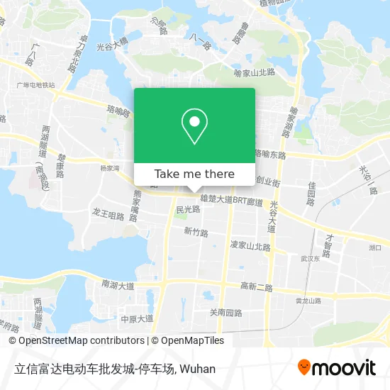立信富达电动车批发城-停车场 map