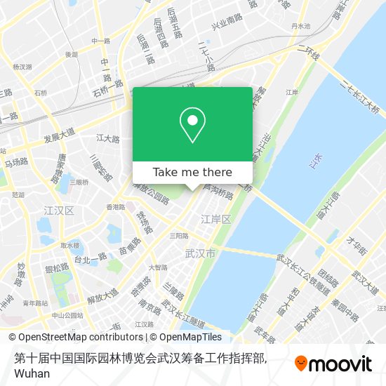 第十届中国国际园林博览会武汉筹备工作指挥部 map