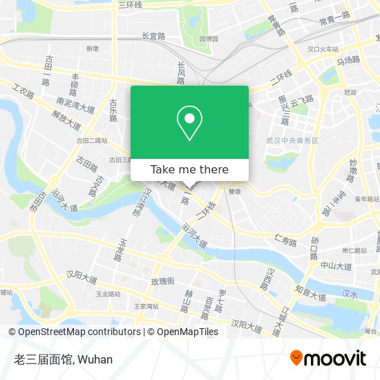老三届面馆 map