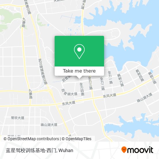 蓝星驾校训练基地-西门 map