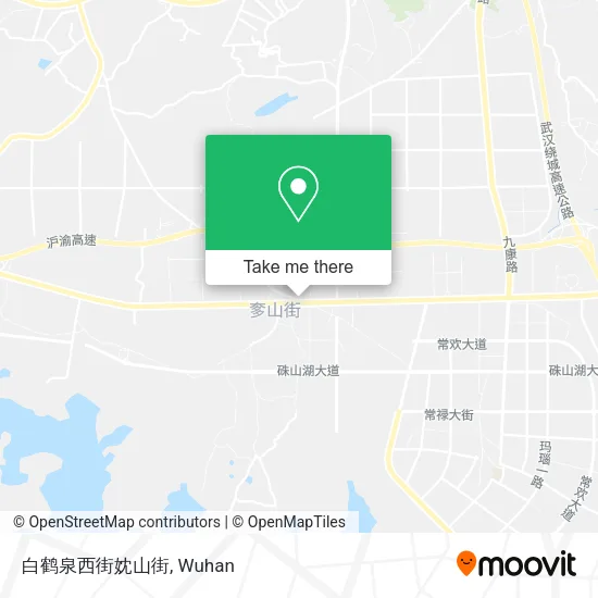 白鹤泉西街妉山街 map