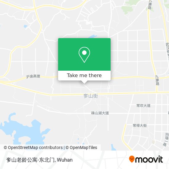 奓山老龄公寓-东北门 map