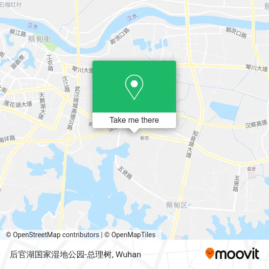 后官湖国家湿地公园-总理树 map