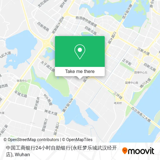 中国工商银行24小时自助银行(永旺梦乐城武汉经开店) map