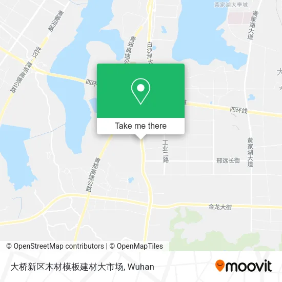 大桥新区木材模板建材大市场 map