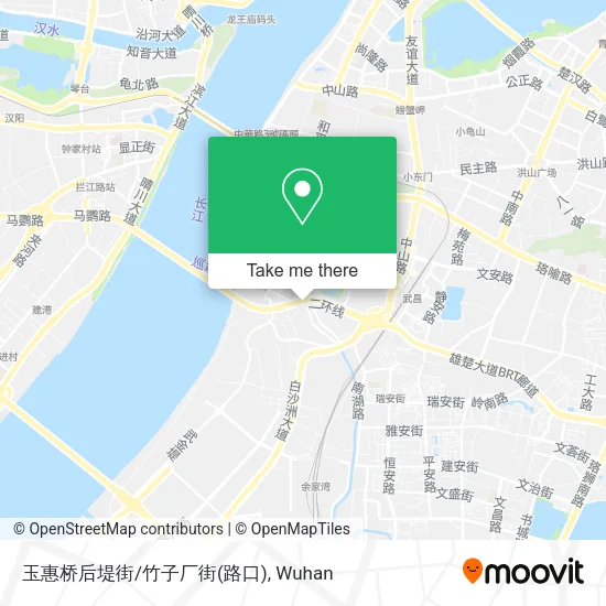 玉惠桥后堤街/竹子厂街(路口) map