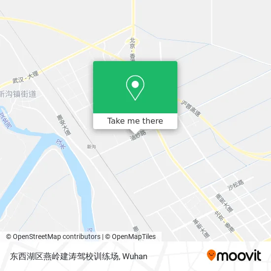 东西湖区燕岭建涛驾校训练场 map