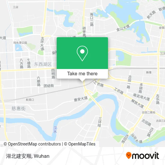 湖北建安顺 map
