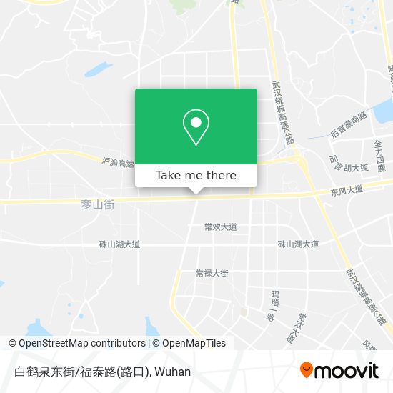 白鹤泉东街/福泰路(路口) map