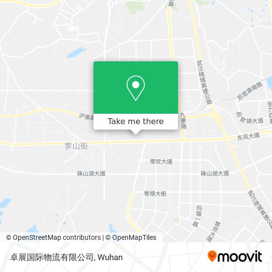 卓展国际物流有限公司 map