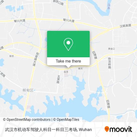武汉市机动车驾驶人科目一科目三考场 map