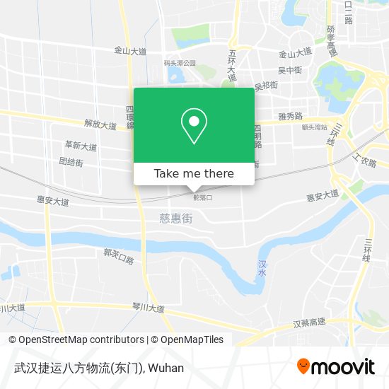 武汉捷运八方物流(东门) map