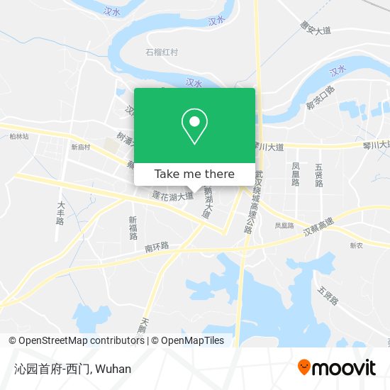 沁园首府-西门 map