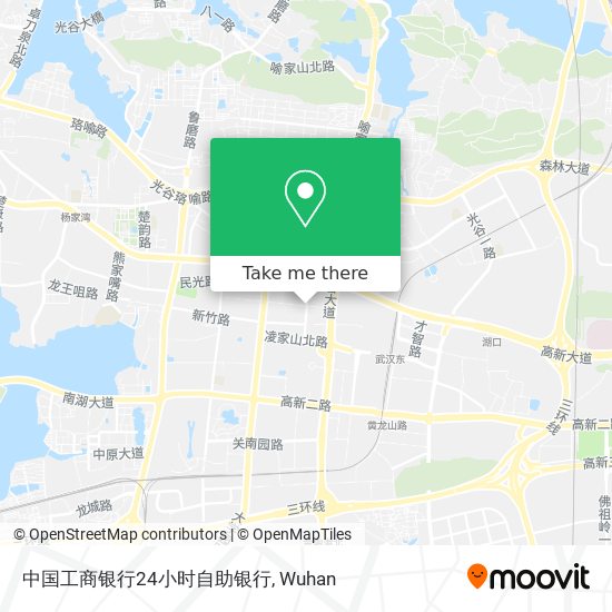 中国工商银行24小时自助银行 map