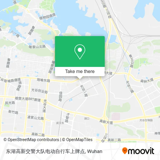 东湖高新交警大队电动自行车上牌点 map