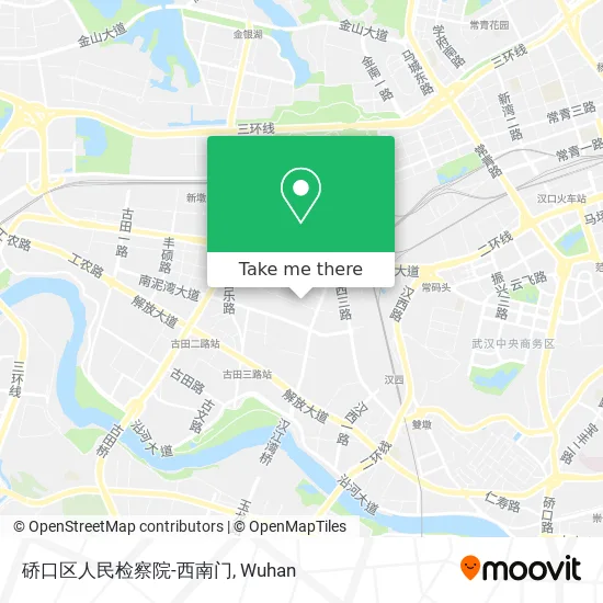 硚口区人民检察院-西南门 map