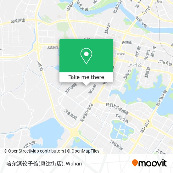 哈尔滨饺子馆(康达街店) map