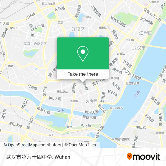 武汉市第六十四中学 map