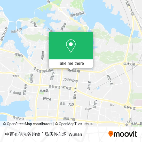 中百仓储光谷购物广场店停车场 map