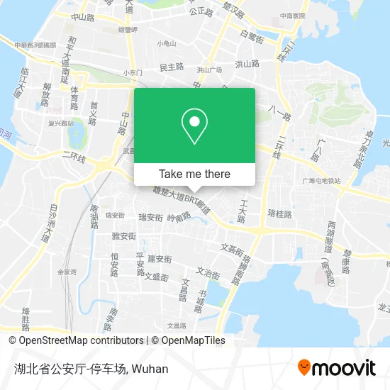 湖北省公安厅-停车场 map