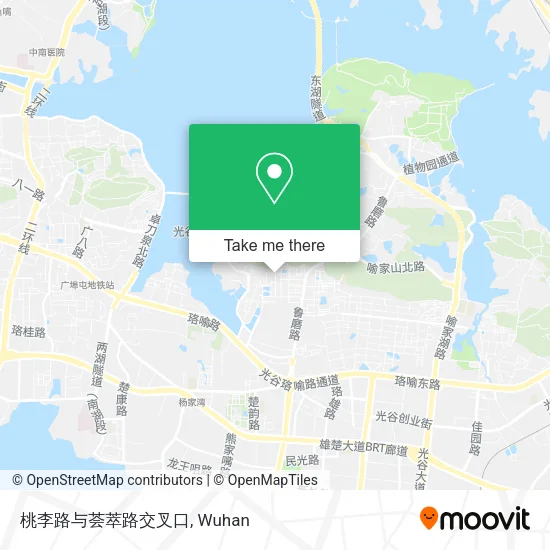 桃李路与荟萃路交叉口 map