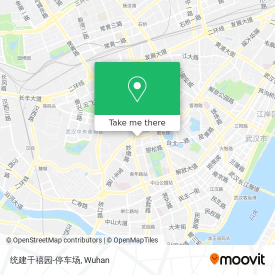 统建千禧园-停车场 map